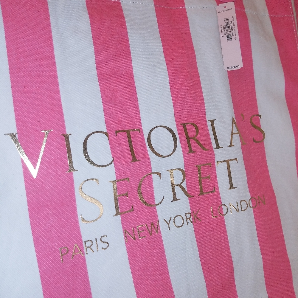 Victoria's Secret Big Pink Bag / Tote LIKE NEW